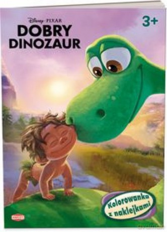 Kolorowanka z naklejkami. Dobry Dinozaur [KSIĄŻKA]