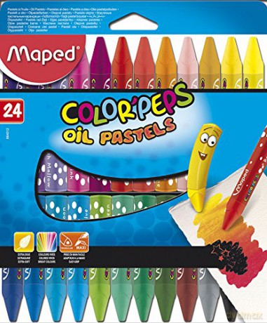 Kredki Colorpeps pastele olejne 24 kolory
