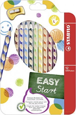 Kredki Easycolors dla leworęcznych 12 kolorów