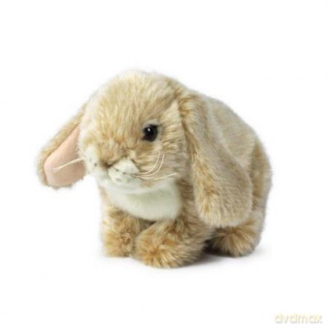 Królik siedzący kremowy 25 cm