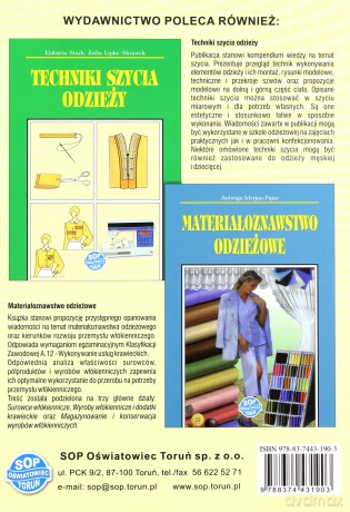 Modelowanie form odzieży damskiej - Elżbieta Stark, Barbara Tymolewskap [KSIĄŻKA]