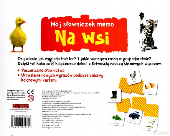 Mój słowniczek memo. Na wsi [KSIĄŻKA]