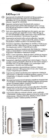 Ołówek EASYergo 3,15 Start niebieski leworęczny