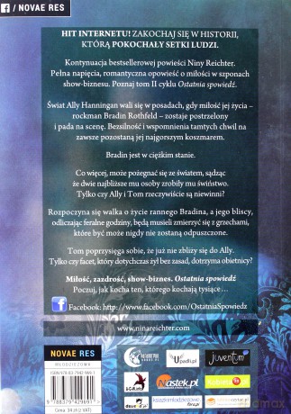 Ostatnia spowiedź (Tom II) - Nina Reichter [KSIĄŻKA]