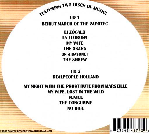 Beirut: March Of The Zapotec And Realpeople Holland (digipack) [2CD]