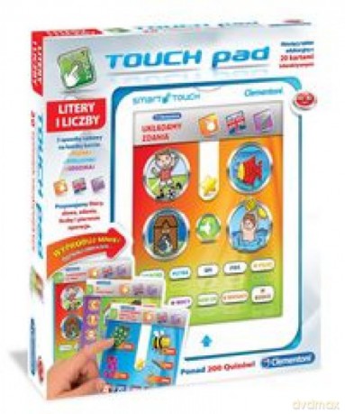 CLEMENTONI Touch Pad Słowa I Liczby