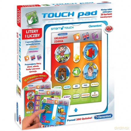 CLEMENTONI Touch Pad Słowa I Liczby