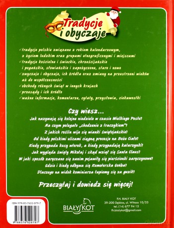 Tradycje i zwyczaje - Elżbieta Zarych [KSIĄŻKA]