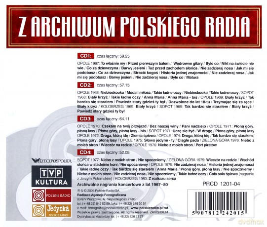Czerwone Gitary: Z Archiwum Polskiego Radia Vol.14-15 [4CD]