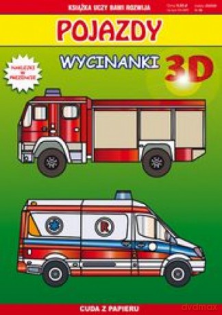Wycinanki 3D. Pojazdy - Krzysztof Tonder [KSIĄŻKA]
