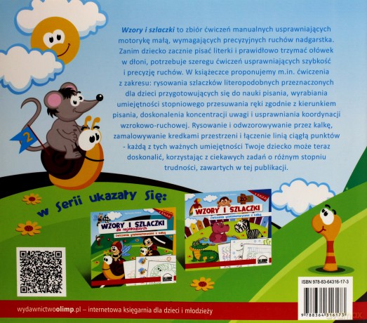 Wzory i szlaczki dla najmłodszych ćwiczenia... - Agnieszka Potera [KSIĄŻKA]
