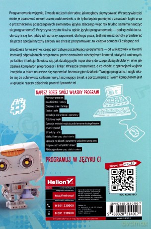 Zabawa w programowanie. Język C dla nastolatków [KSIĄŻKA]