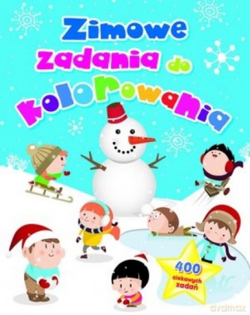 Zimowe zadania do kolorowania - Anna Wiśniewska [KSIĄŻKA]