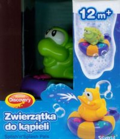 Zwierzątka do kąpieli, 4 rodzaje