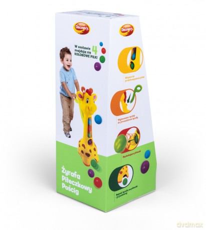 DUMEL Żyrafa Piłeczkowy Pościg