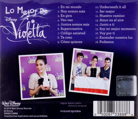 Violetta - Lo Mejor De Violetta (PL) (Disney) [CD]