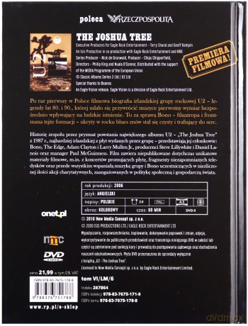 Legendy muzyki: U2 The Joshua Tree (booklet) [DVD]
