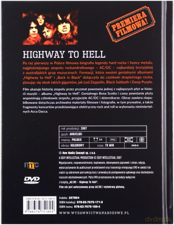 Legendy muzyki: AC/DC Highway to Hell (booklet) [DVD]