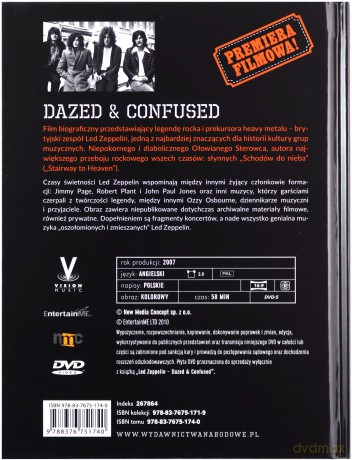 Legendy muzyki: Led Zeppelin Dazed & Confused (booklet) [DVD]