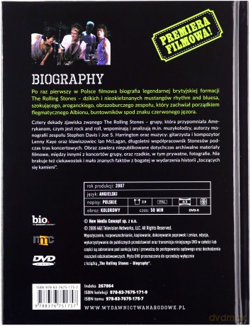 Legendy muzyki: The Rolling Stones Biography (booklet) [DVD]