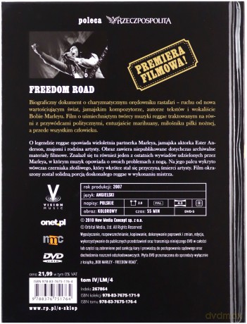 Legendy muzyki: Bob Marley Freedom Road (booklet) [DVD]