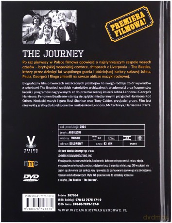 Legendy muzyki: The Beatles The Journey (booklet) [DVD]
