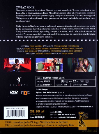 Atame! Zwiąż mnie! (booklet) [DVD]
