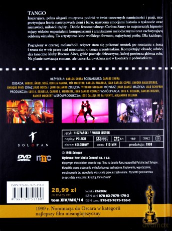 Tango (booklet) [DVD]