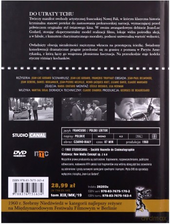 Do utraty tchu (booklet) [DVD]
