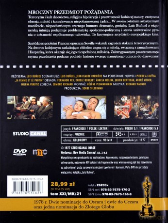 Mroczny Przedmiot Pożądania (booklet) [DVD]
