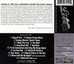 Johnny Cash: Live From Austin Tx (Limited Edition) [CD]+[DVD]