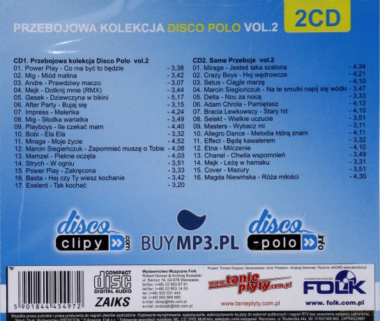 Przebojowa Kolekcja Disco Polo 2 [2CD]