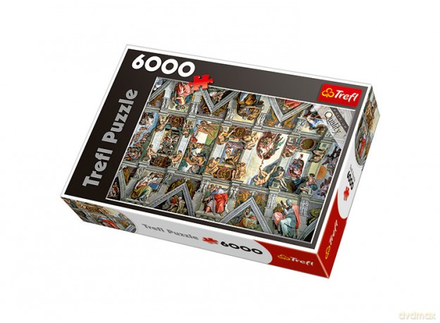 6000 el. Sklepienie Kaplicy Sykstyńskiej [PUZZLE]