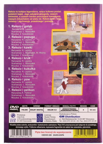 Reksio i ptaki [DVD]