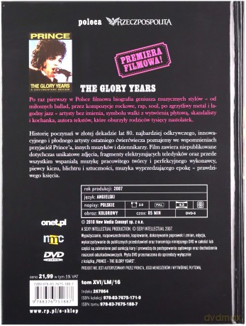 Legendy Muzyki: Prince The Glory Years (booklet) [DVD]
