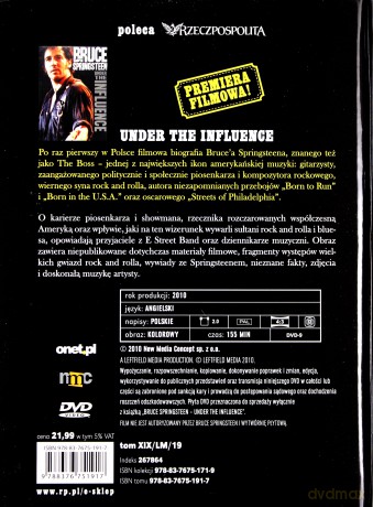 Legendy Muzyki: Bruce Springsteen Under The Influence (booklet) [DVD]
