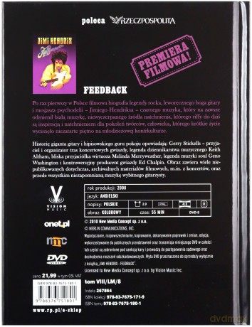 Legendy Muzyki: Jimi Hendrix Feedback (booklet) [DVD]