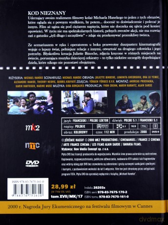 Kod Nieznany (booklet) [DVD]