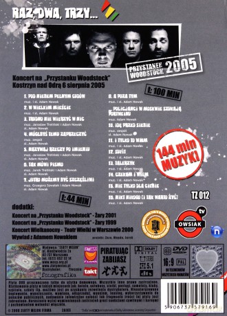 Raz Dwa Trzy: Przystanek Woodstock 2005 (digipack) [DVD]