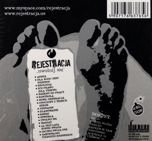 Rejestracja: Uwolnij Się (digipack) [CD]