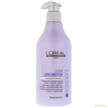 Loreal Liss Unlimited Wygładzający szampon do włosów 500 ml