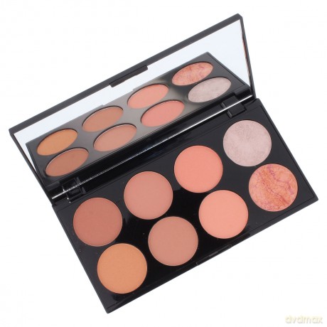Makeup Revolution London Blush Palette Paleta róży 13 g - Hot Spice