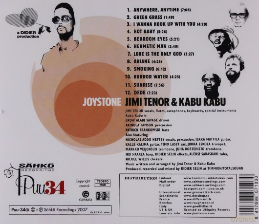 Jimi Tenor & Kabu Kabu: Joystone [CD]