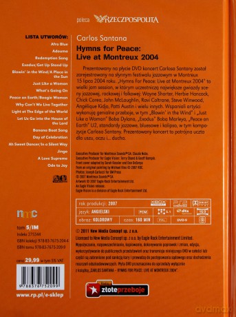 Ikony Muzyki: Carlos Santana (booklet) [DVD]
