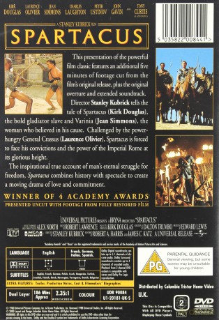 Spartakus (1960) [DVD]