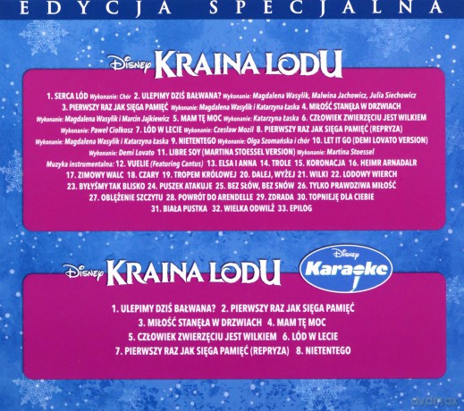 Kraina Lodu Box soundtrack (PL) (Disney) [2CD]