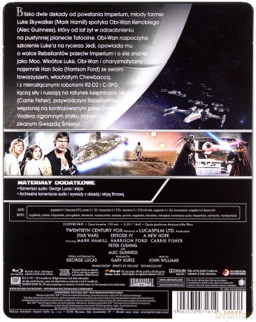 Gwiezdne Wojny: Kompletna Saga I-VI (Star Wars) (steelbook) Pakiet [6xBlu-Ray]