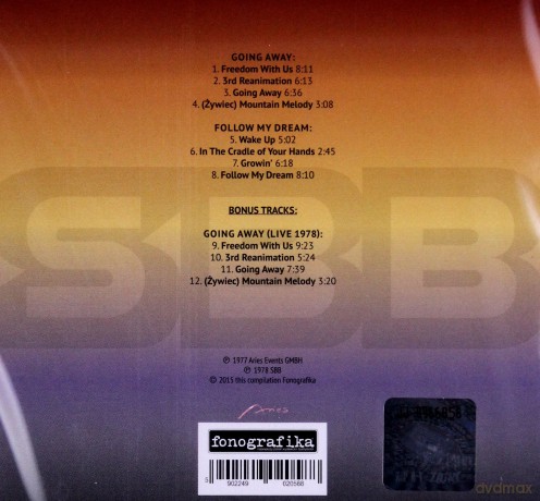 SBB: Follow My Dream [CD]
