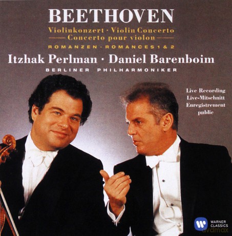 Perlman/Barenboim/Berliner Philharmonike: Beethoven: Violin Concerto, Romances [CD]