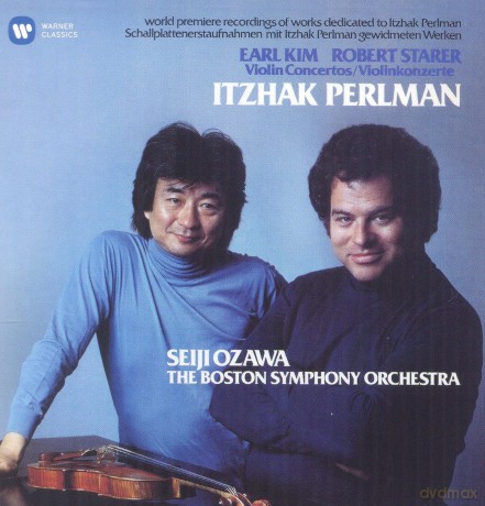 Perlman/Ozawa/Boston Symphony Orchestra: Kim, Starer: Violin Concertos [CD]